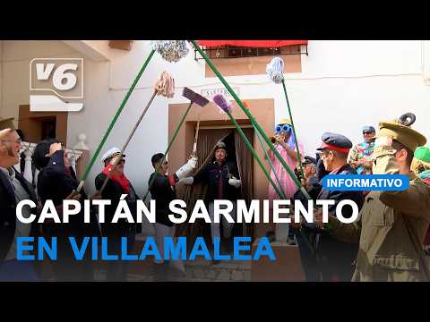 Villamalea celebró San Isidro con su tradicional ''Capitán Sarmiento y su estrafalaria cuadrilla''