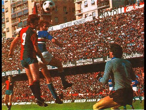 Genoa-Sampdoria 1-1 Serie A 76-77 5' Giornata