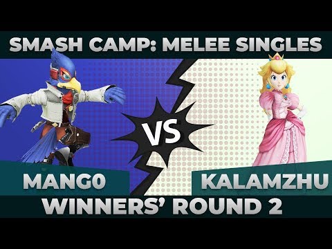 Mang0 vs Kalamazhu - Winners' Round 2: Melee Singles Top 48 - Smash Camp 2019 | Falco vs Peach