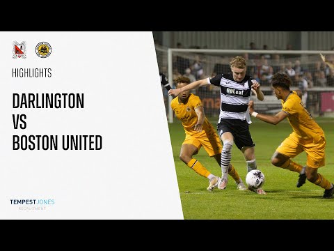Darlington 0-0 Boston United - National League North - 2023/24
