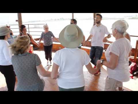 Dancing the Horah on the Sea of Galilee