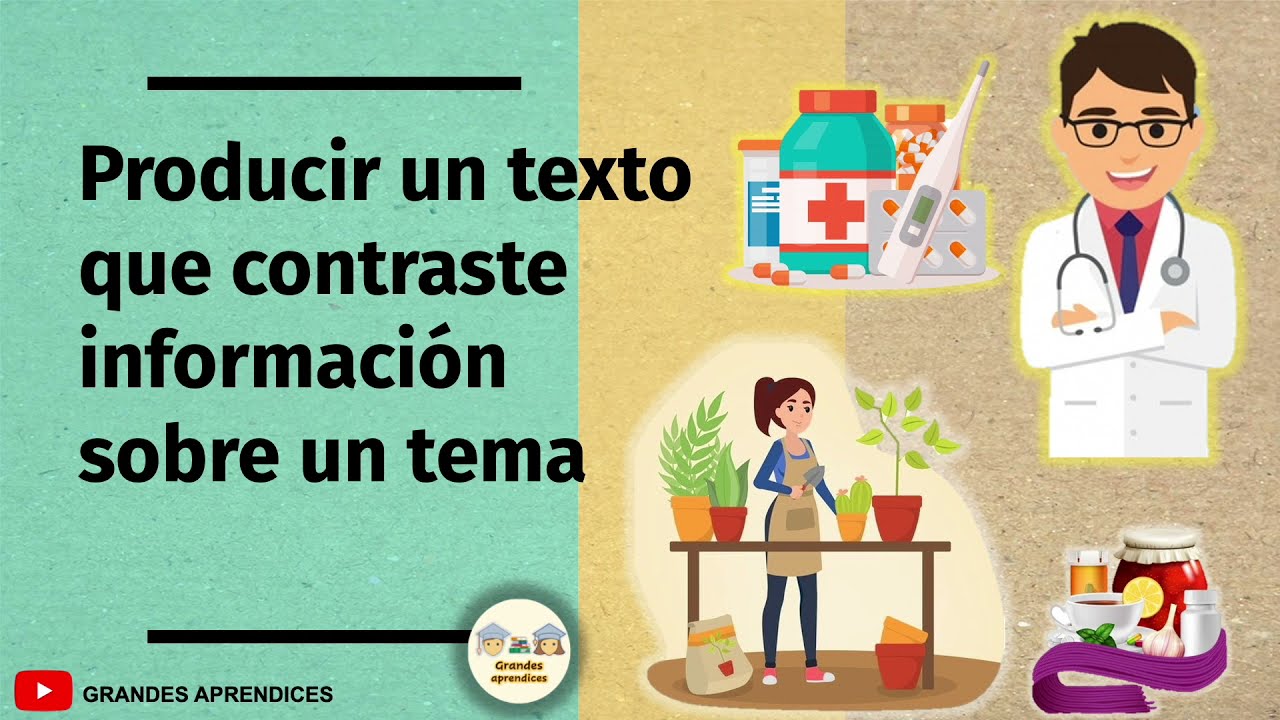Watch Producir un texto que contraste información sobre un tema (remedios caseros y medicinas) Now Producir un texto que contraste información sobre un tema (remedios caseros y medicinas)