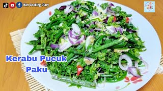 Download lagu Kerabu Pucuk Paku simple tapi sedap #kimcookingdiary #简单食谱 mp3