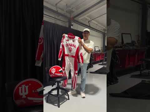 Hoosier mode, activated 💪 #indycar #indianafootball