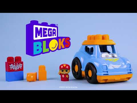 Mattel MEGA BLOKS lenktyninė mašinėlė (HKN41) video