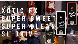 Video thumbnail for Always on pedals... XOTIC Super Sweet, Super Clean and the small but mighty SL Drive by Peter Honoré