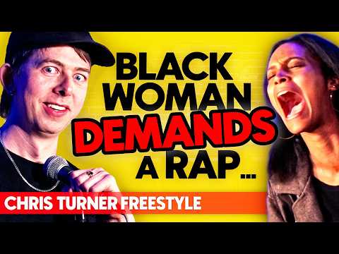 Black Woman CHALLENGES White Rapper to Freestyle Rap&hellip; | Chris Turner Freestyle Raps