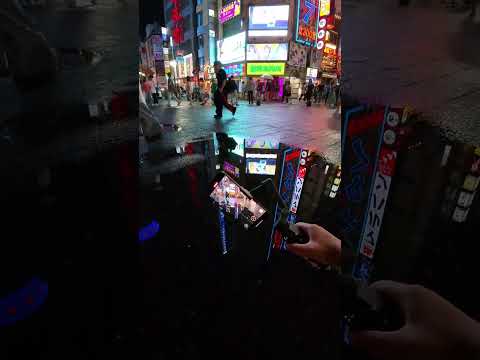Cyberpunk Tokyo with Osmo Mobile 7P | Rain Reflection Cinematic Shot