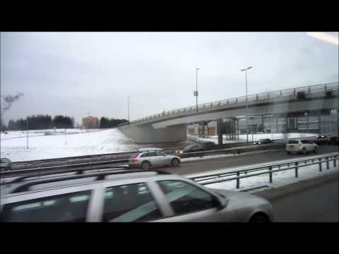 Bus ride in Oslo December 21st, 2012
