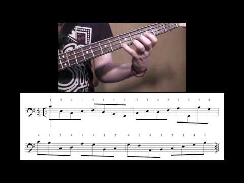 Finger exercise with the C major scale