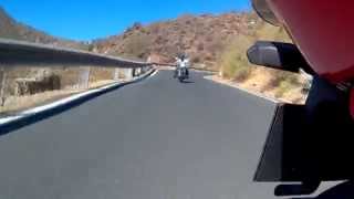 preview picture of video 'Vuelta de Tunte, camara en Ducati Mts 620'
