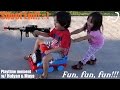 Thomas The Tank Engine Ride On PLaytime At The Park W Hulyan Maya