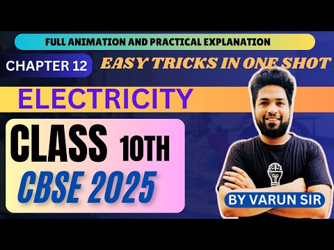 "Electricity Class 10 Full chapter in 1 shot 🎉| Numerical Tips & Tricks for 2025 Exams!"