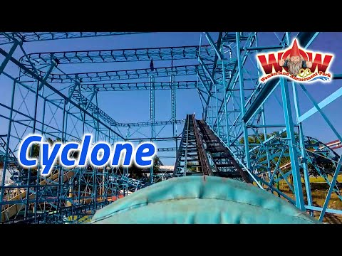On-ride point of view of Cyclone