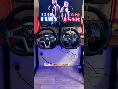 Logitech G29 vs Thrustmaster T248 #usykvsfury #fury #usyk #logitech #thrustmaster