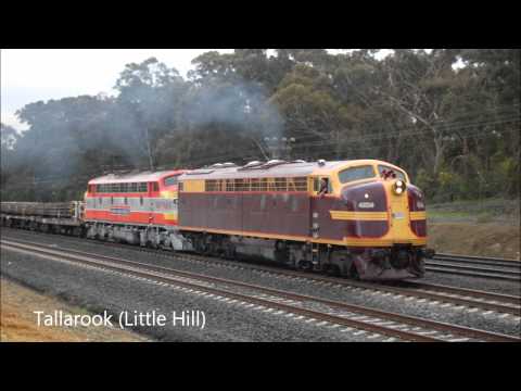 SSR Rail Train-4204 & B65 to Benalla (7/08/11)
