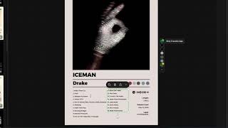 Make ICEMAN - Drake Album Poster·Postervibe
