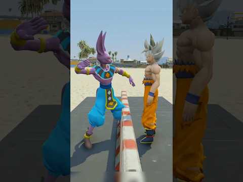 LORD BEERUS SLAP CHALLENGE VS GOKU, VEGETA AND FRIEZA | #Shorts | #GTA5 | #goku