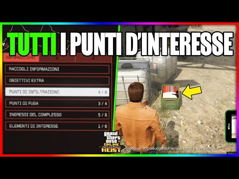 Cayo Perico: All Points of Interest Guide + Loot, Weapons, Secret Entrances GTA 5 Online ITA