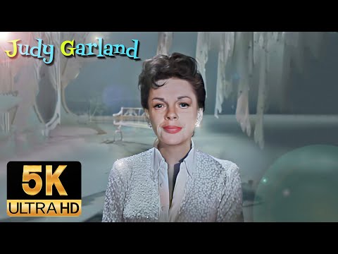 Judy Garland AI 5K Colorized / Restored - Fly Me to the Moon 1963