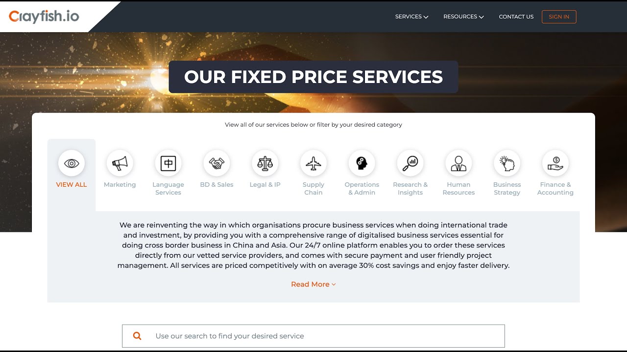 Crayfish.io Fixed Price Services: How it works for the client