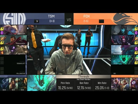 TSM vs FOX - NA LCS Spring 2016 Week 4 Day 1 - Team SoloMid vs Echo FOX