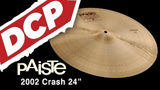 Video thumbnail for Paiste 2002 Crash Cymbal 24" by Drum Center of Portsmouth
