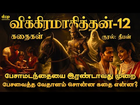 இரண்டாவது முறை பேசிய பேசாமடந்தை | விக்ரமாதித்தன் கதைகள் | Vikramadithyan Story in Tamil | Part-12