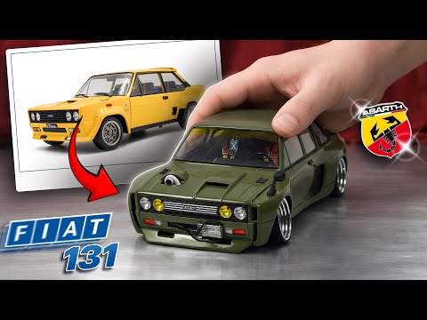A Modern Touch on a Rally Icon • Diecast Fiat 131 Abarth – Full Custom Build 🔥