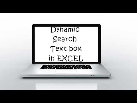 dynamic search text box in excel vba