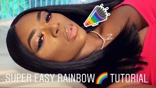 Super Easy Eyeshadow🌈 Ft. Maybelline Super Stay Foundation