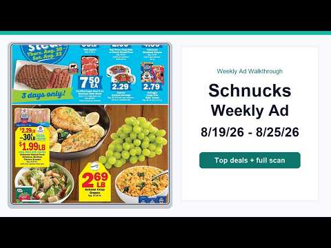 Schnucks Weekly Ad For Next Week