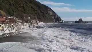 preview picture of video 'Mareggiata a Riva Trigoso'