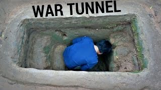 Exploring a WAR TUNNEL // Củ Chi Vietnam
