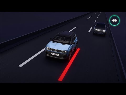 detector de falta de atención del conductor - R4 E-Tech eléctrico - Renault