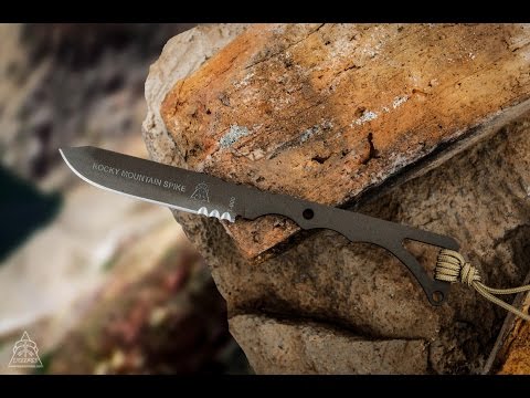 TOPS Knives ROCKY MOUNTAIN SPIKE which comes with our newest finish SANDSTORM BRONZE