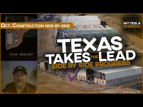 Texas CRUSHING IT compared to all Tesla sites, side-by-side