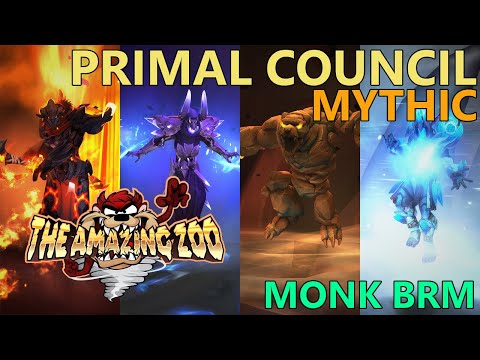THE PRIMAL COUNCIL Mythic - Monk BrM PoV | Guild The Amazing Zoo - Archimonde