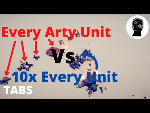 Every Artillery Unit vs Every Unit x10 - TABS