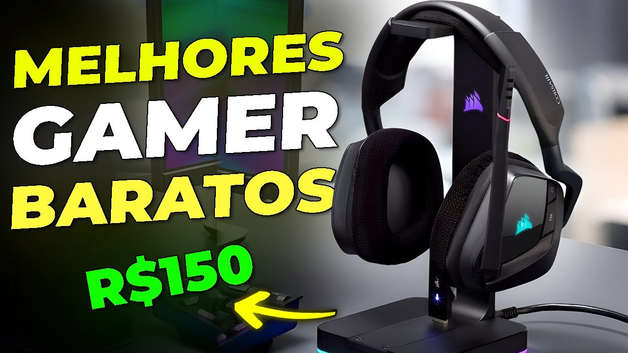 TOP 5 MELHORES Headset Gamer BOM e BARATO Custo Beneficio 2024 (Áudio e Microfone INCRÍVEL)