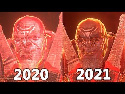 Halo Infinite - Campaign Gameplay Premier 2020 vs. Release Graphics 2021 - Escharum Scene