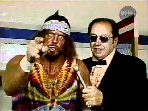 Macho Man Randy Savage freaks out