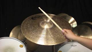 Video thumbnail for Bosphorus 22" New Orleans Series Ride - 2578g by The Drum Shop - Portland, Maine