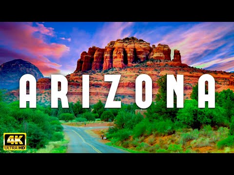 FLYING OVER ARIZONA (4K UHD) - Soft Piano Music With Wonderful Nature Videos || Dreame Relax
