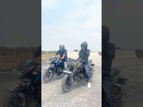 pulsar 150cc vs n160 drag race #pulsarp150 #pulsarlover #pulsarn160 #dragrace #bikelover #shorts