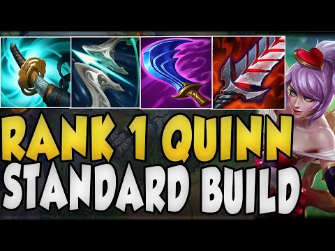 RANK 1 QUINN SHOWS YOU THE BEST CRIT BUILD ON THE NEW PATCH! (CRAZY GAME) - League of Legends