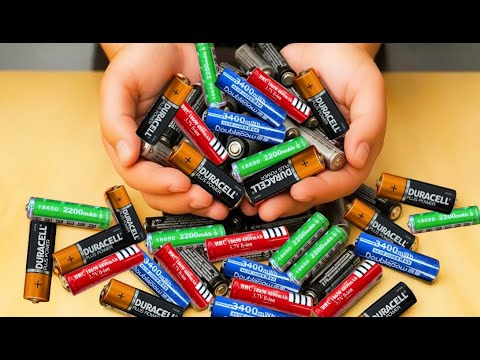 👉 Alte AA-Batterien sind eine Goldgrube 😱 Milliarden von Menschen kennen dieses Geheimnis nicht