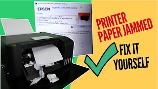 How to FIX Printer Paper Jammed [EPSON L3110]