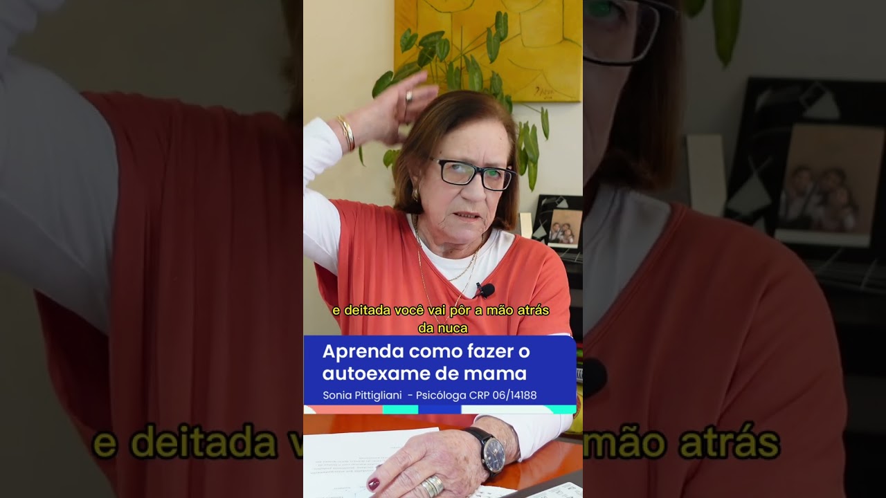 Aprenda como fazer o autoexame de mama #outubrorosa #cáncerdemama