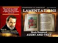 25 | Book Lamentations | Read by Alexander Scourby | AUDIO & TEXT | FREE on YouTube | GOD IS LOVE!